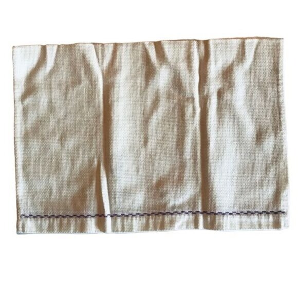 Vintage Embroidered Hand Dish Kitchen Tulips Colorful Tea Towel Set - Picture 3 of 8